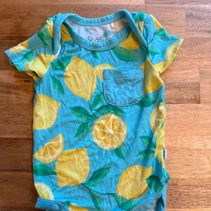 Little sleepies lemon bodysuit